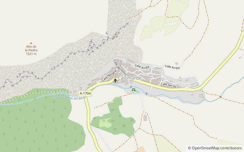 Calomarde location map