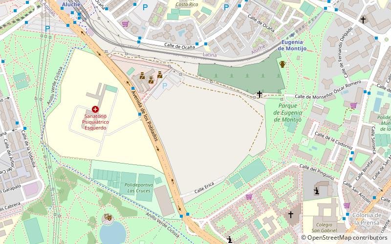 Carabanchel Prison location map