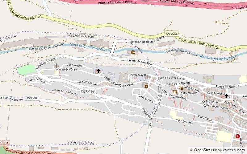 Palais ducal de Béjar location map