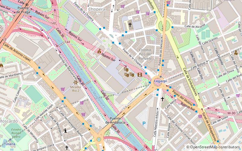 Matadero Madrid location map