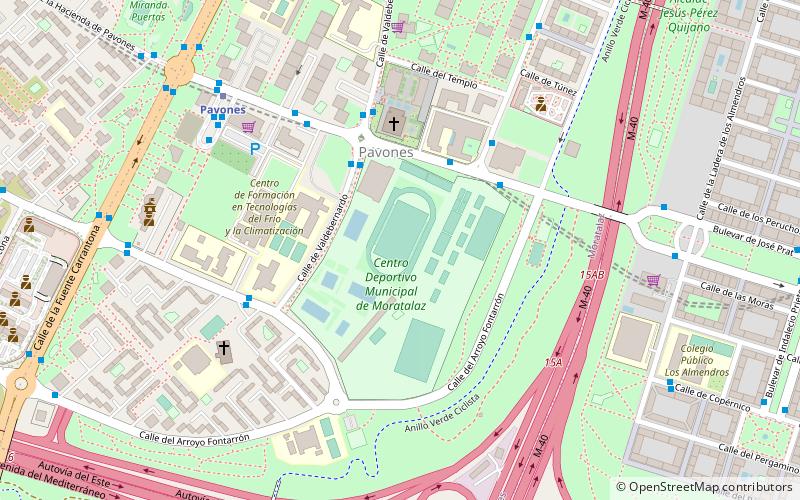 Centro Deportivo Municipal Moratalaz location map