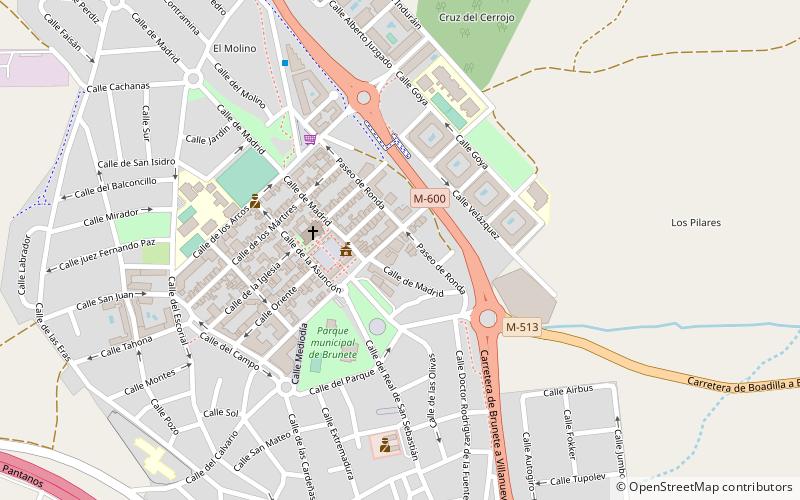 Brunete location map
