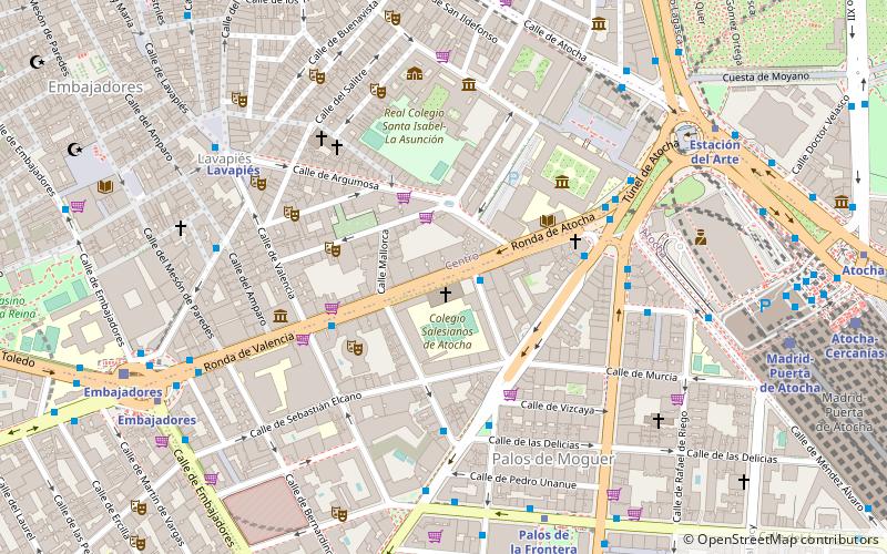 Ronda de Atocha location map