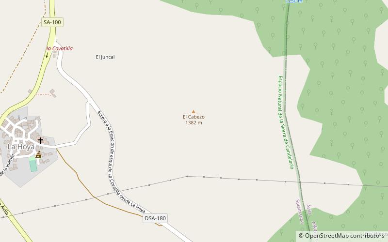 La Hoya location map