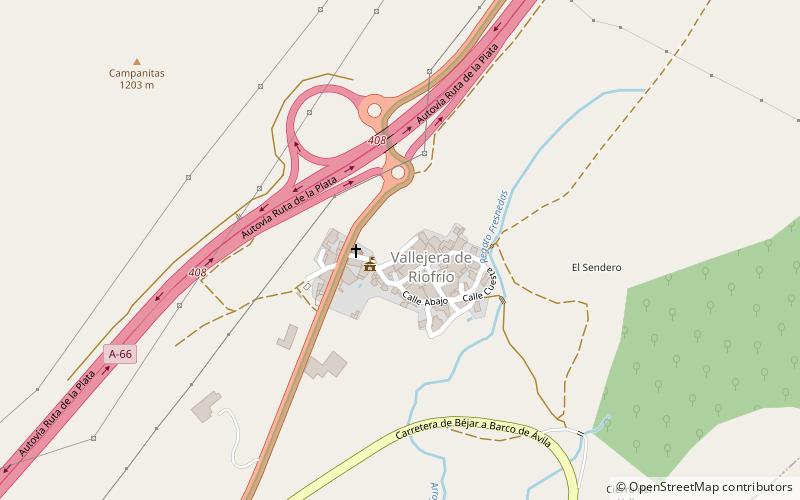 Vallejera de Riofrío location map