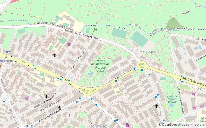 Moratalaz location map