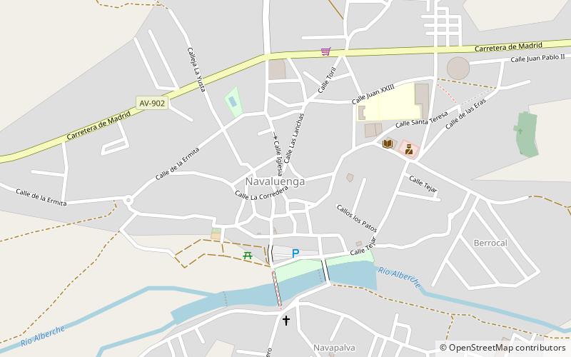 Navaluenga location map