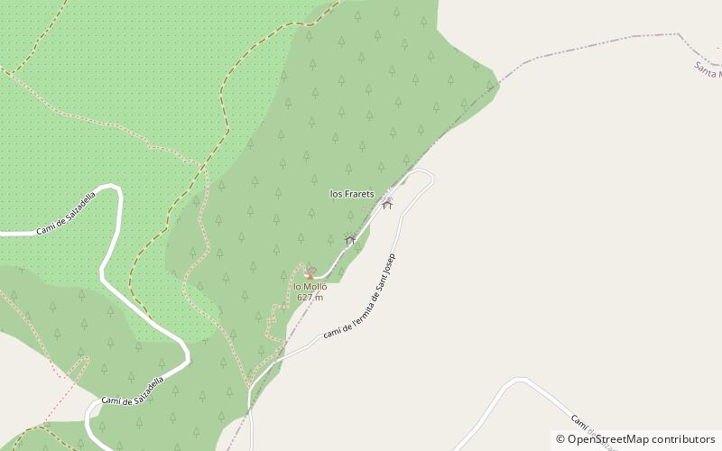 Serra de la Vall d'àngel location map