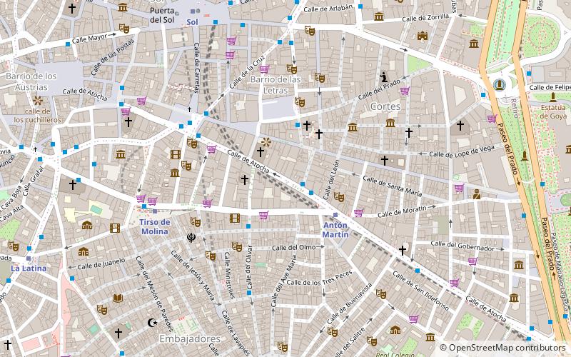 Calle de Atocha location map