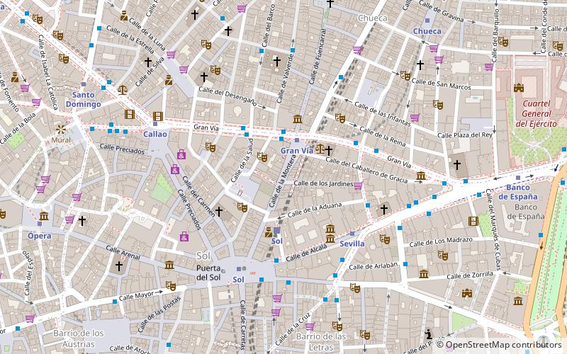 Calle de la Montera location map