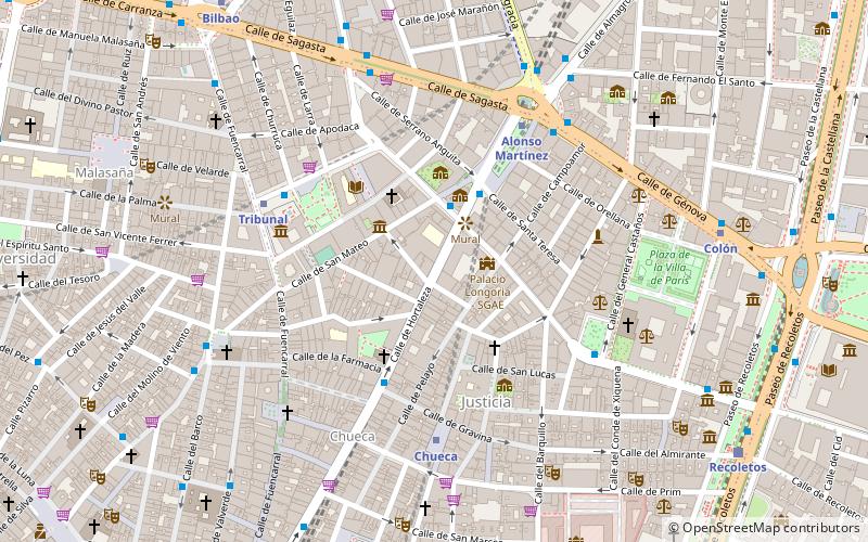 Calle de Hortaleza location map