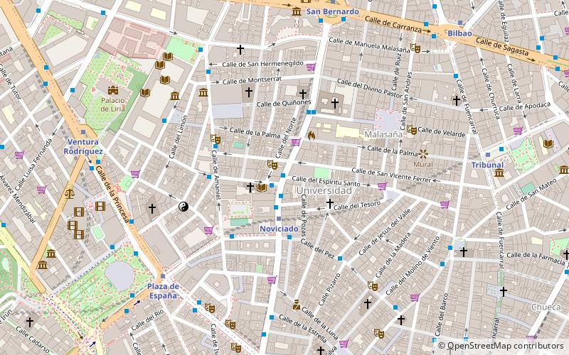 Calle de San Bernardo location map