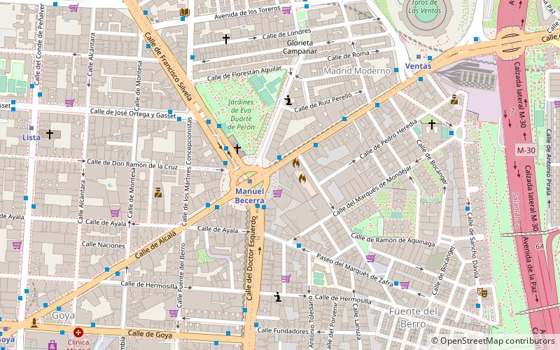 Calle de Alcalá location map
