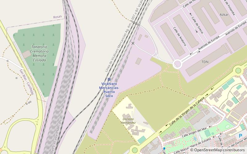 Coslada Dry Port location map