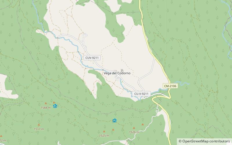 Vega del Codorno location map