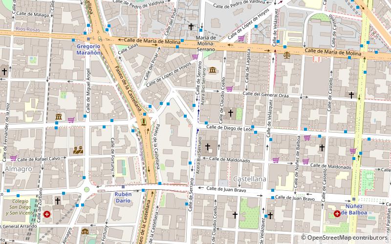 Calle de Serrano location map