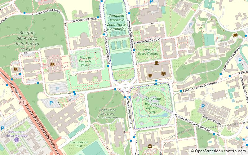 Uniwersytet Complutense location map