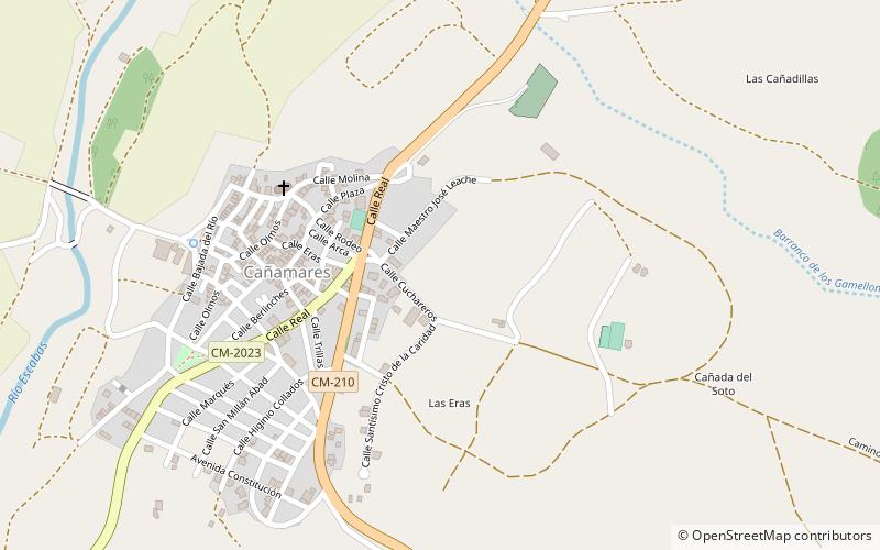 Cañamares location map