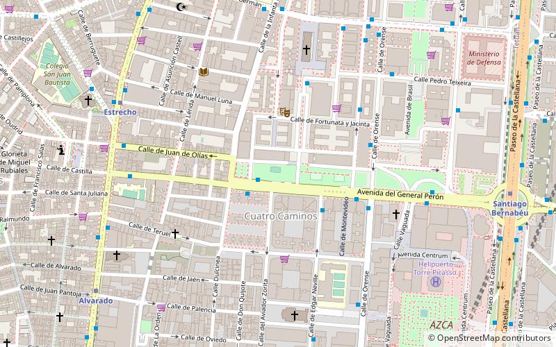 jardines de peron madrid location map