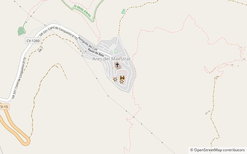 Ares del Maestrat location map