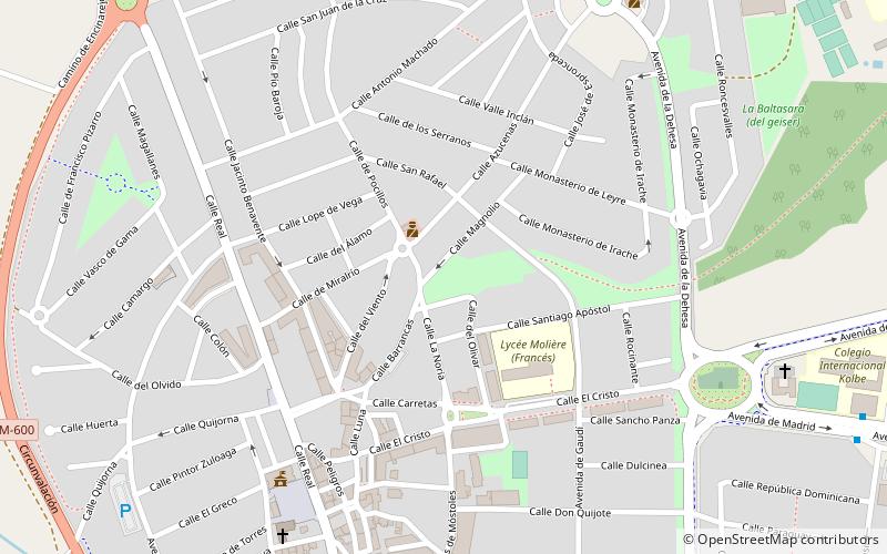 Villanueva de la Cañada location map