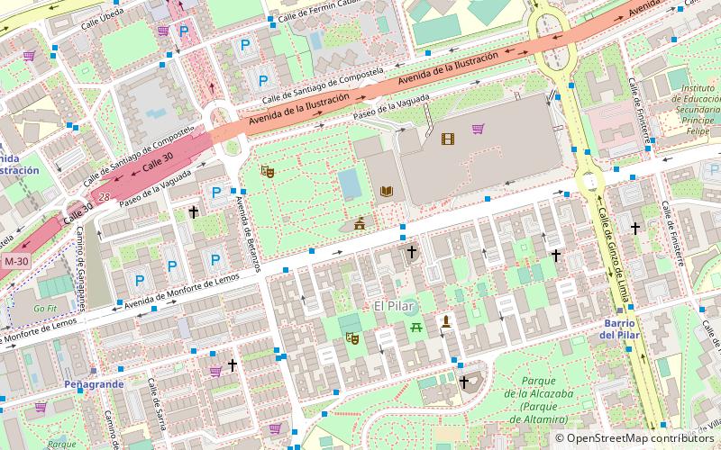 Fuencarral-El Pardo location map