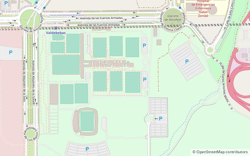 Ciudad Real Madrid location map