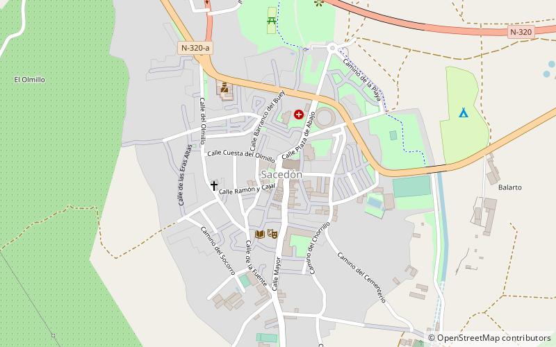 Sacedón location map