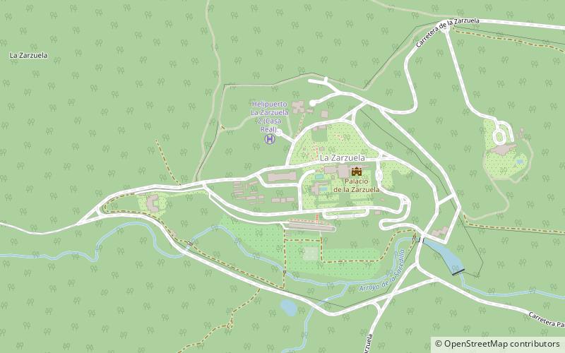 Palacio de la Zarzuela location map