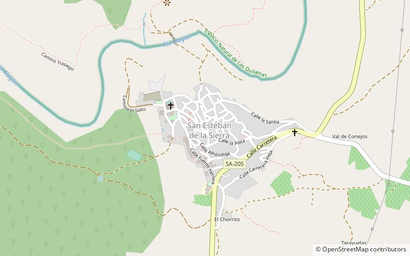 San Esteban de la Sierra location map