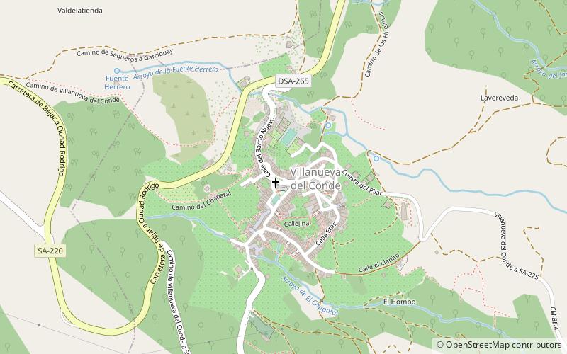 Villanueva del Conde location map