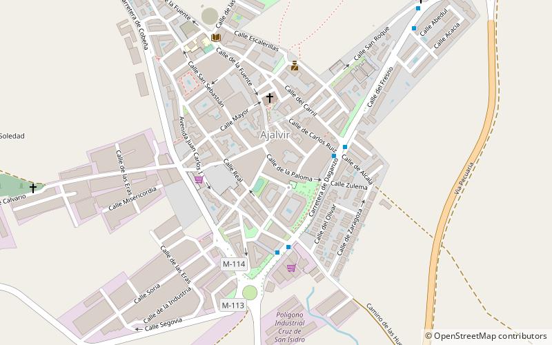 Ajalvir location map