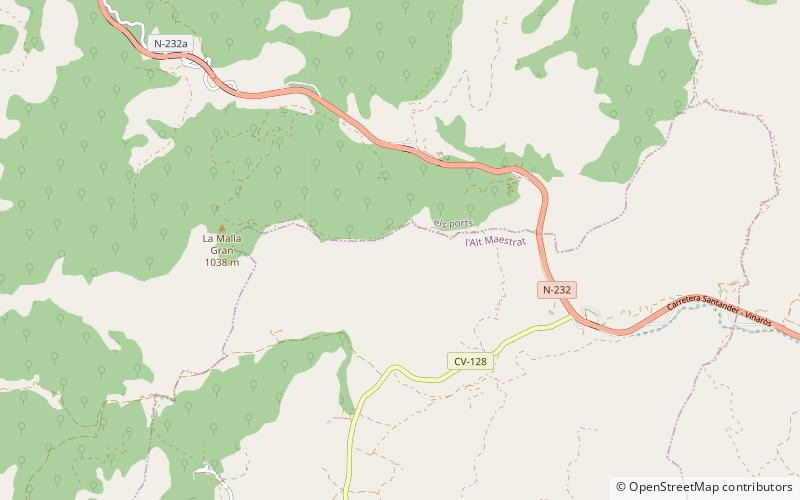 Serra de Vallivana location map