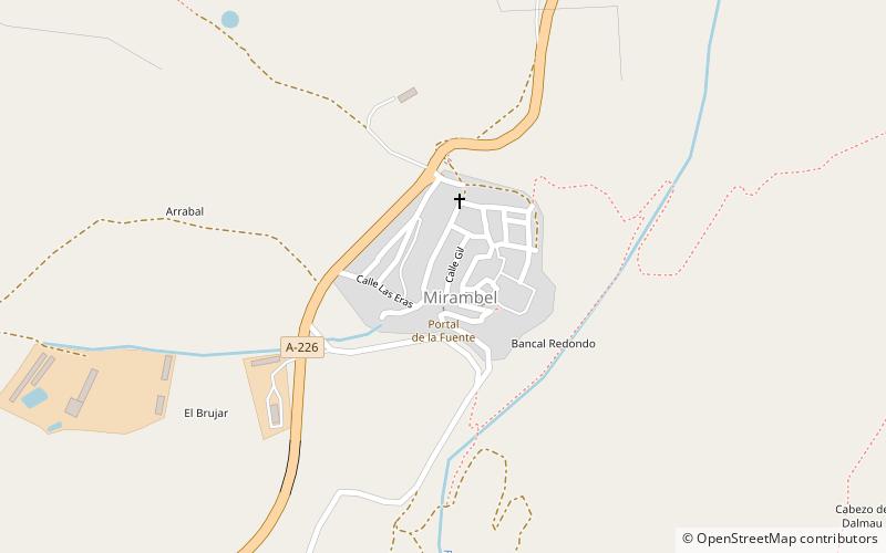 Mirambel location map