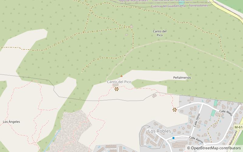 Palace of Canto del Pico location map