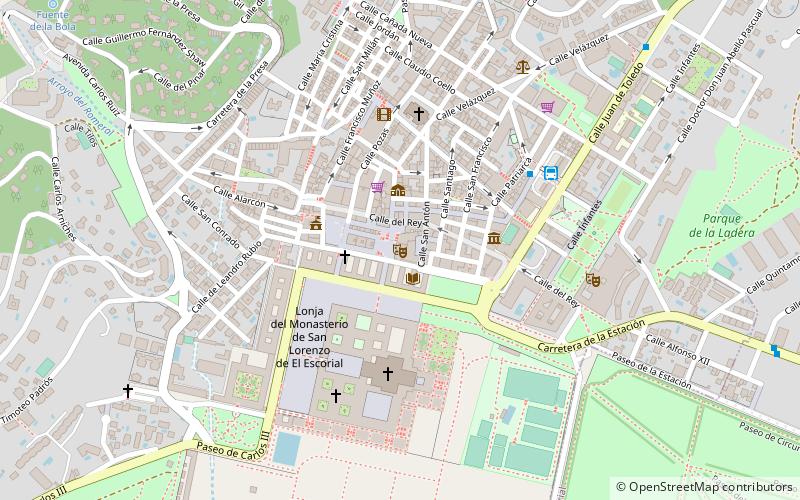 Real Coliseo Carlos III location map