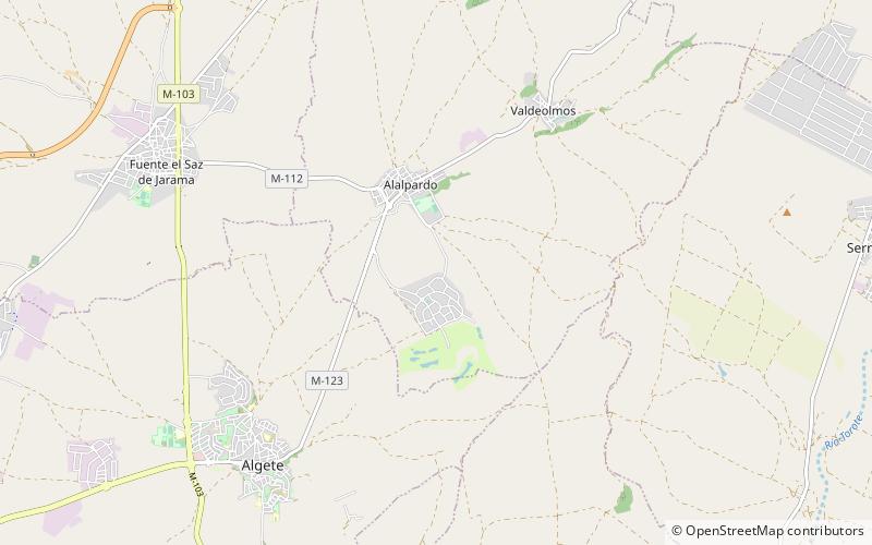 Valdeolmos-Alalpardo location map