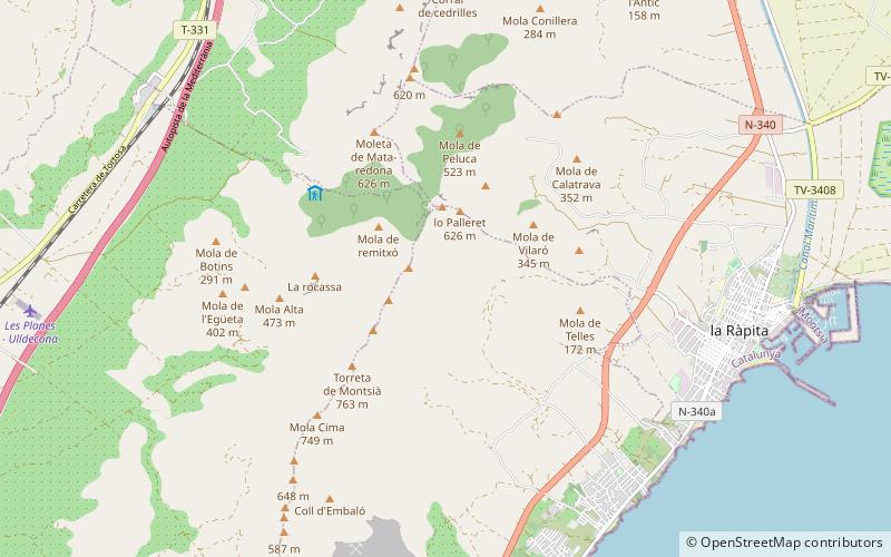 Serra de Montsià location map