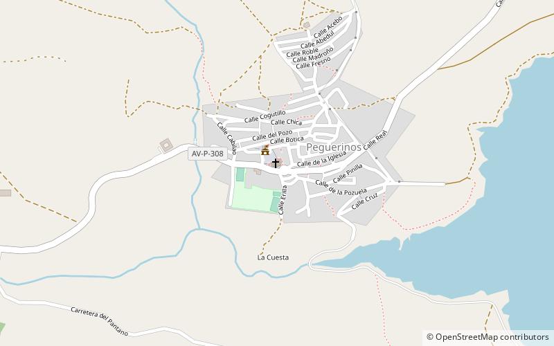 Peguerinos location map