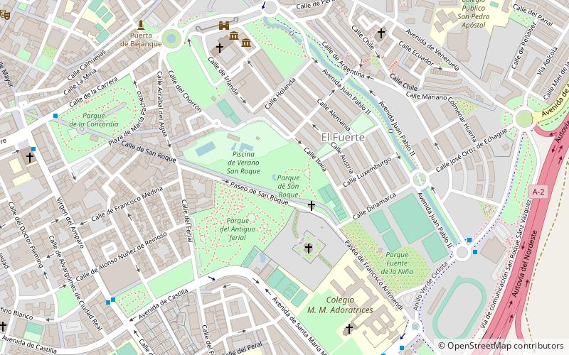 Parque de San Roque location map