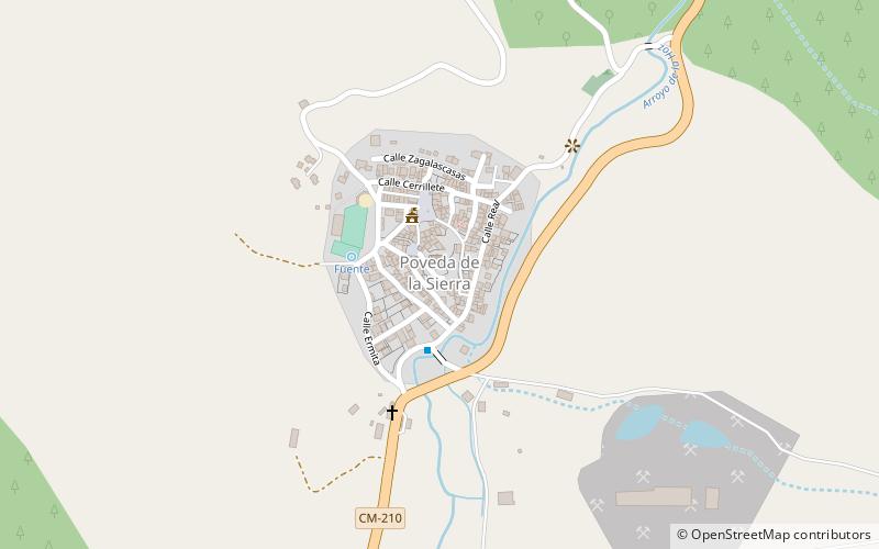 Poveda de la Sierra location map