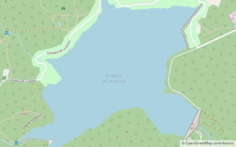 Embalse de La Jarosa location map