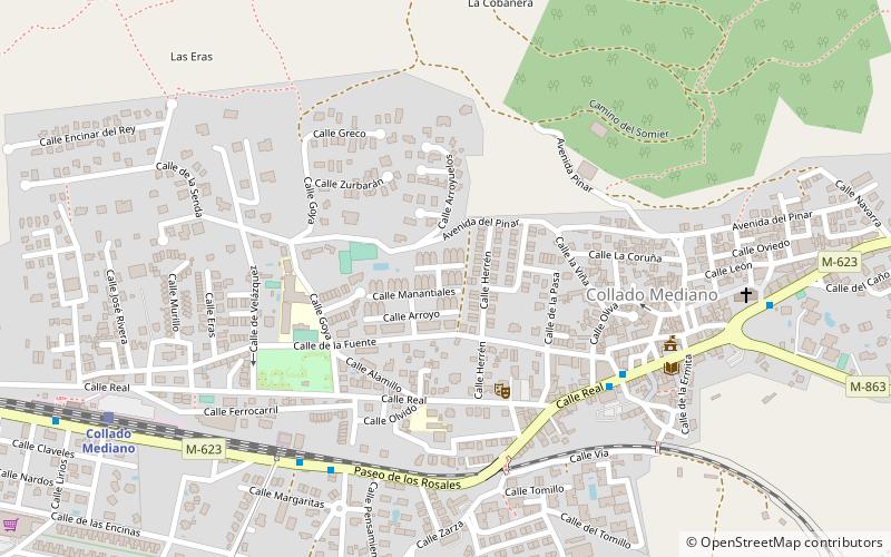Collado Mediano location map
