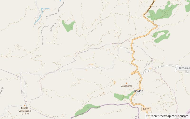 Sierra Carrascosa location map
