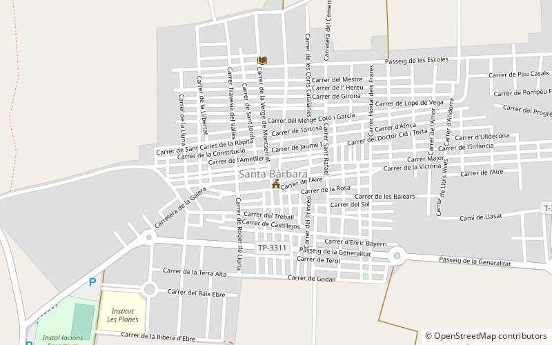 Santa Bárbara location map