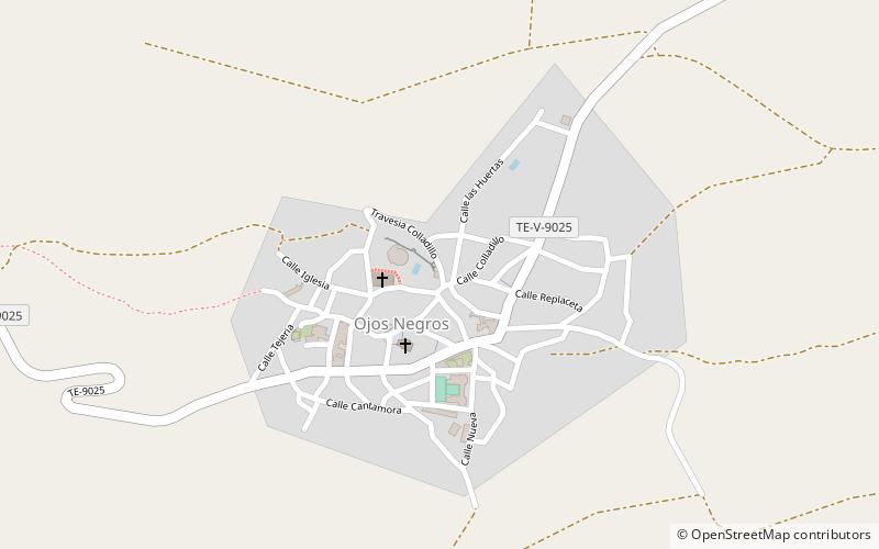 Castle of Ojos Negros location map
