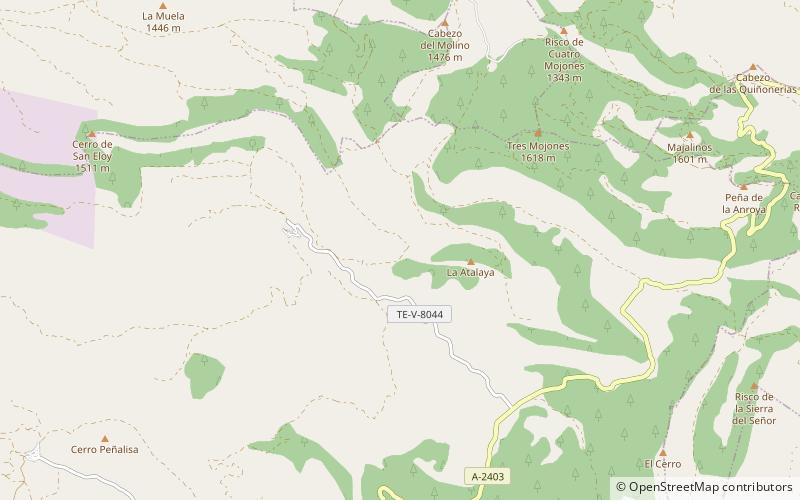 Sierra de San Just location map