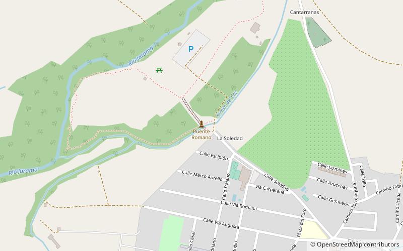 Puente Romano location map