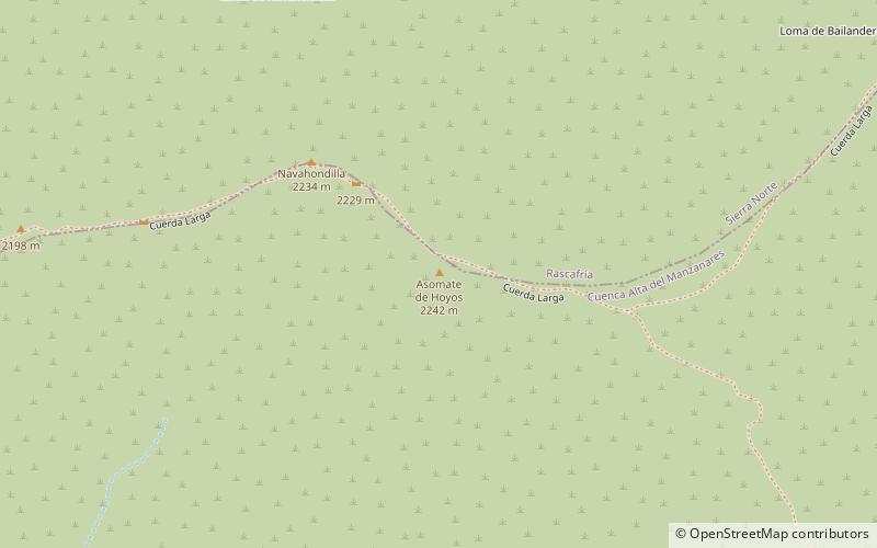 Asomate de Hoyos location map