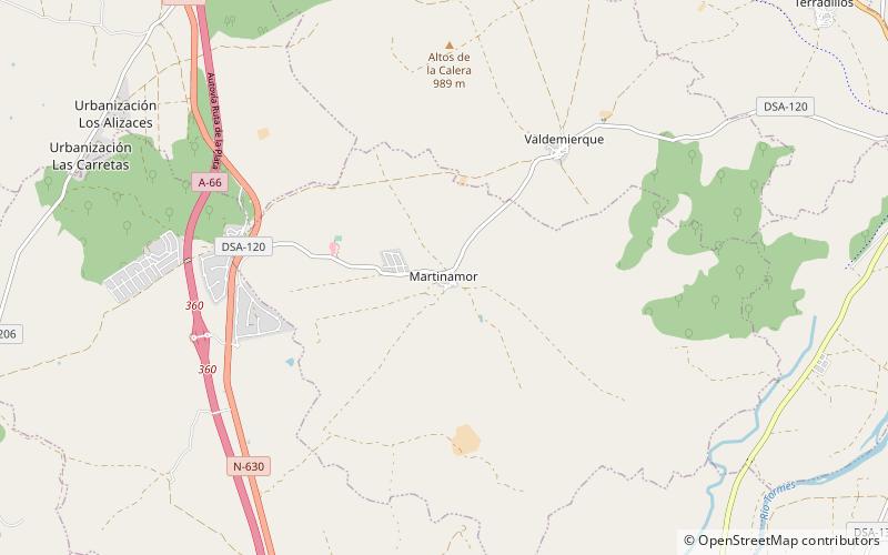Martinamor location map